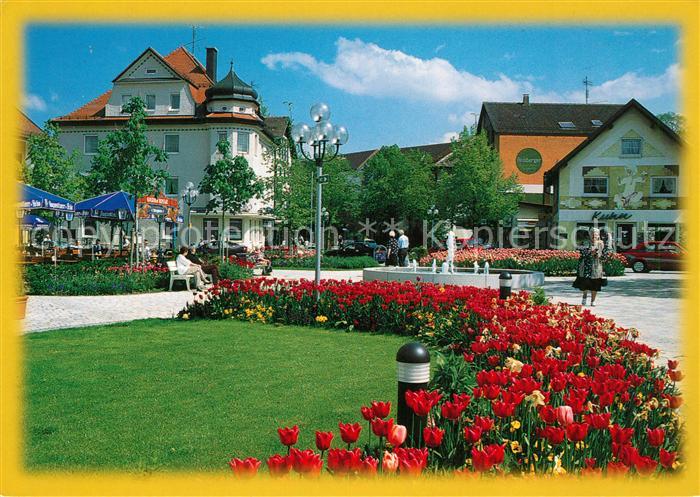 Bad Woerishofen Leusser Platz Blumenbeet