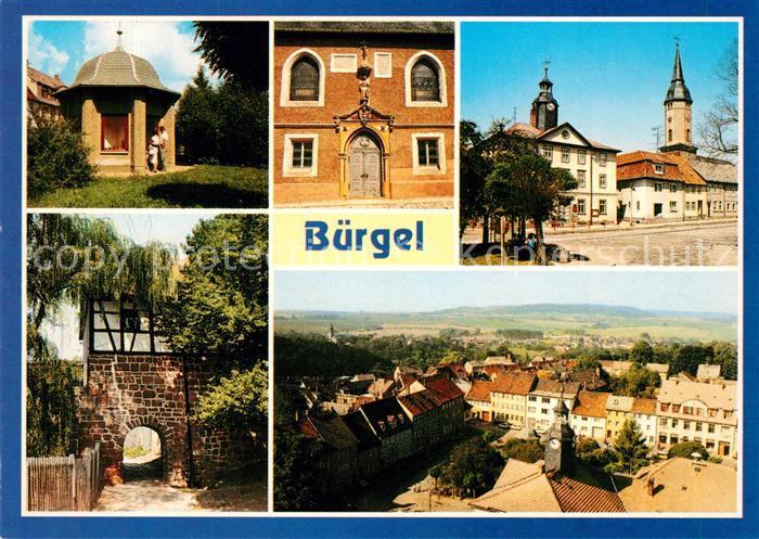 Buergel Thueringen Buergeler Schaufenster Kirchenportal Rathaus Badertor Stadtpa