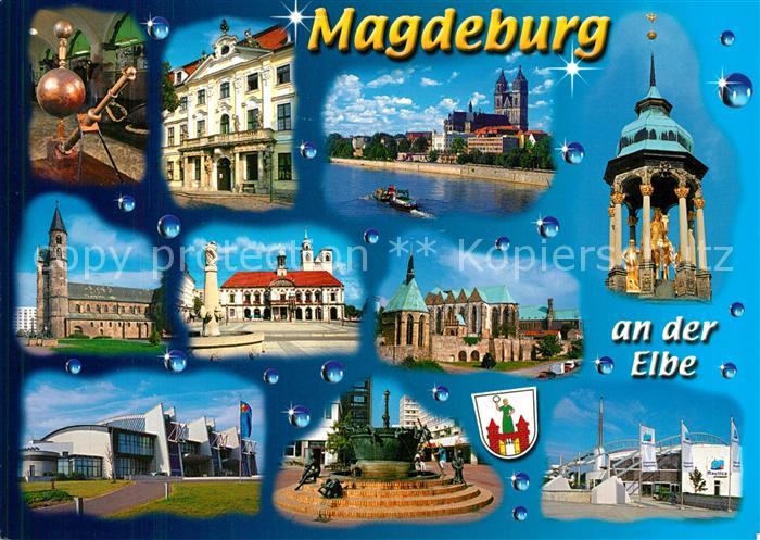 Magdeburg Sehenswuerdigkeiten der Stadt Magdeburger Reiter Dom Brunnen