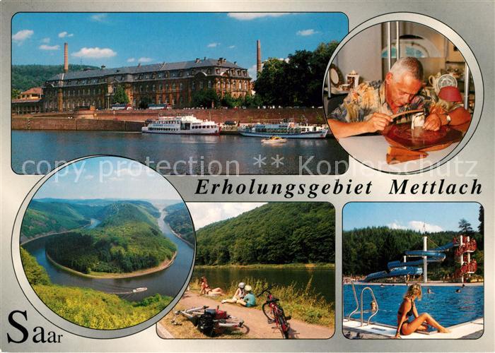 Mettlach Alte Abtei Sitz Villeroy & Boch Szene Keravision Saarschleife Radweg Fr