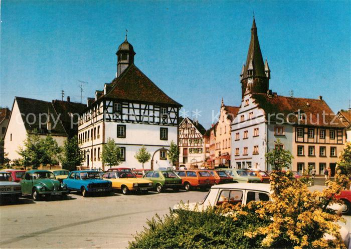 Ottweiler Schlossplatz mit altem Rathaus