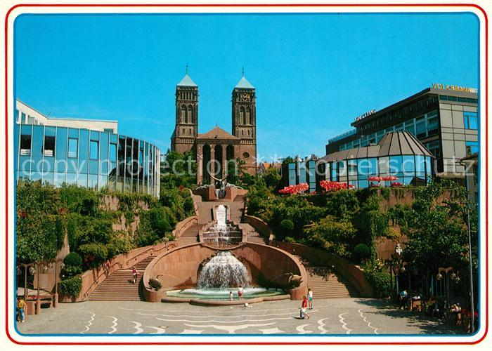 Pirmasens Brunnenanlage an der Pirminiuskirche