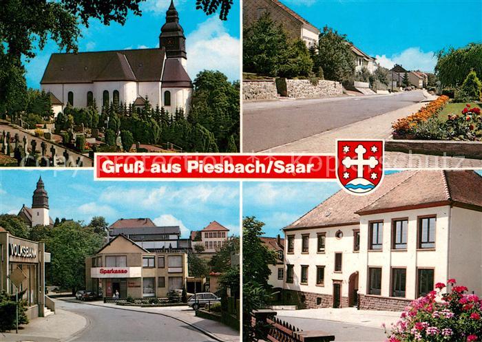 Piesbach Friedhof Kirche Hauptstrasse Sparkasse Siedlung