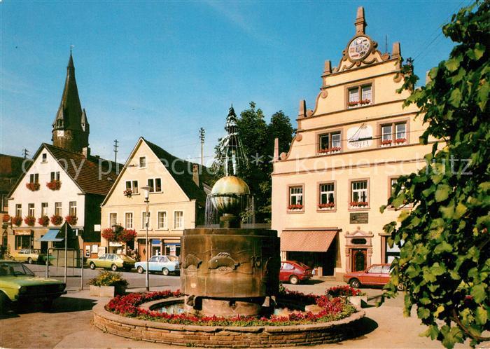 Ottweiler Schlossplatz Brunnen Turm