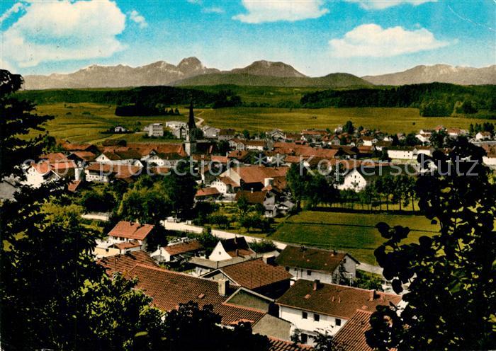 Assling Ebersberg Panorama Oberbayerisches Alpenvorland