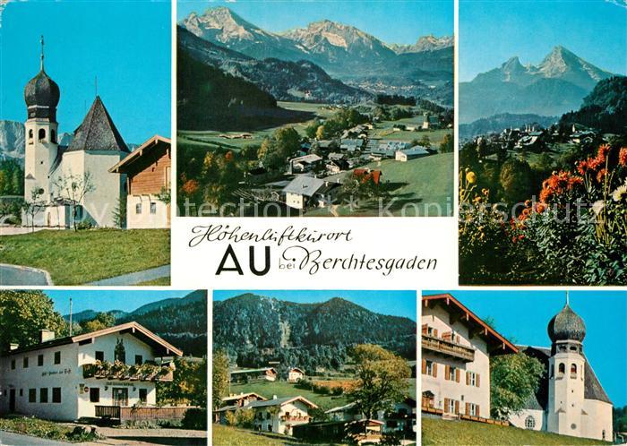 Au Berchtesgaden Bergkirche Alpenpanorama Cafe Gasthof