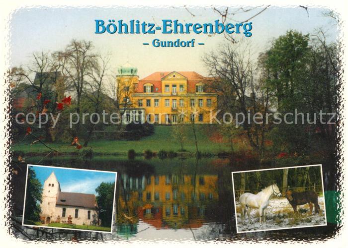 Boehlitz-Ehrenberg Gut Schloss Gundorf Kirche Reiterhof