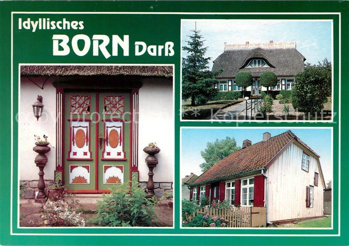 Born Darss Typische Borner Haeuser Eingangstuer