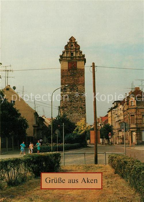 Aken Elbe Koethener Turm