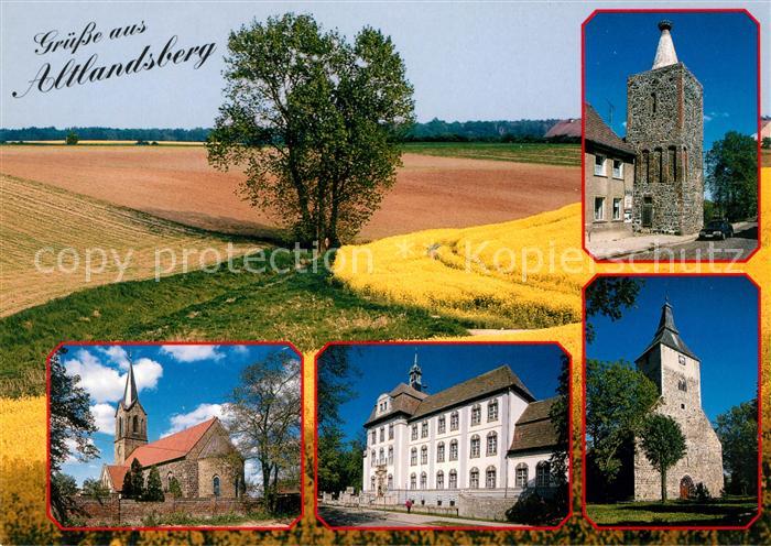 Altlandsberg Landschaft Storchenturm OT Seeberg Kirche Rathaus