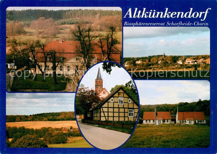 Altkuenkendorf Biospaehrenreservat Schorfheide Chorin Fachwerkhaus Kirche