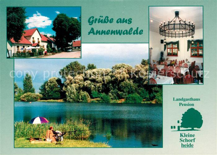 Annenwalde Densow Landgasthaus Pension Angler am See