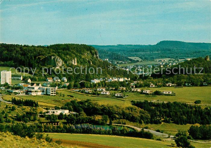 Gerolstein Panorama Munterley Auberg Stausee Bungalows