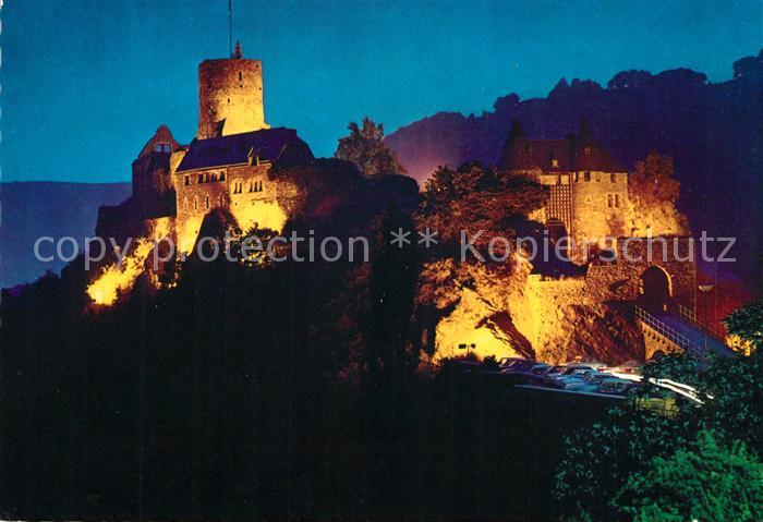 Heimbach Eifel Burg Hengebach Abendstimmung