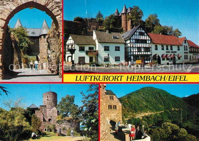Heimbach Eifel Burg Hengebach Stadtansichten