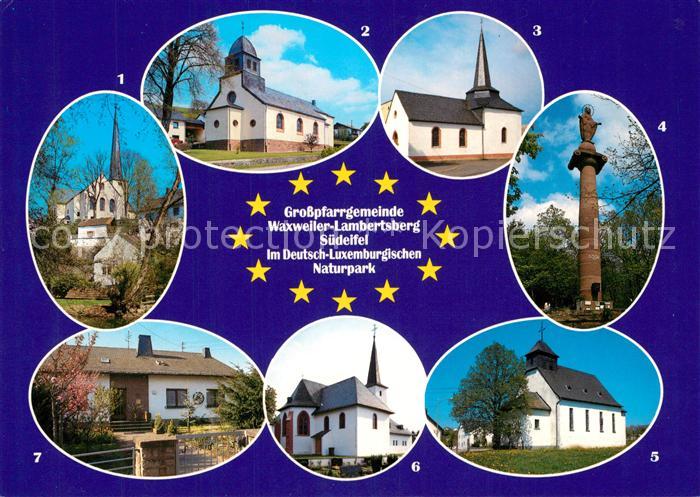 Lambertsberg Pfarrkirche Waxweiler Kirche Antonius der Einsiedler Kapelle