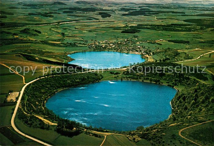 Weinfelder Maar Fliegeraufnahme Schalkenmehrener Maar