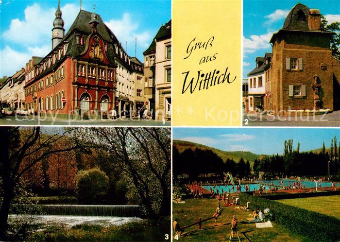 Wittlich Altes Rathaus Schwimmbad Tuermchen Buergerwehr