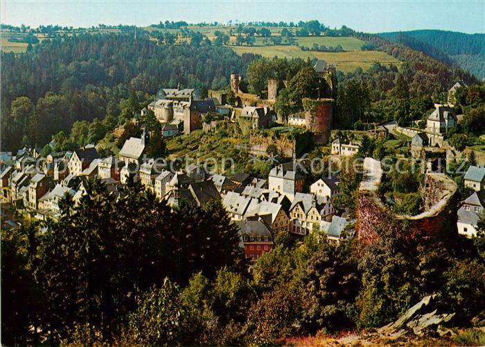 Monschau Panorama Burg