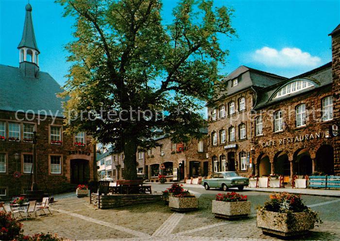 Nideggen Eifel Marktplatz Restaurant Cafe