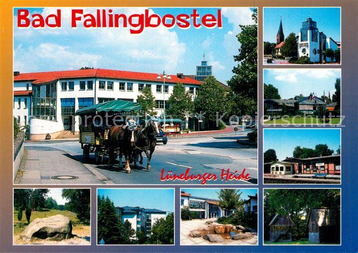 Bad Fallingbostel Rathaus Pferdewagen diverse Ansichte