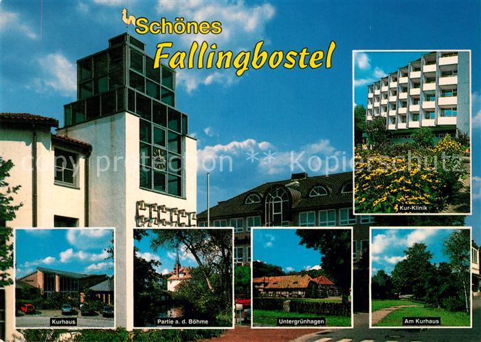 Fallingbostel Rathaus Kurhaus Boehme Kurklinik Untergruenhagen