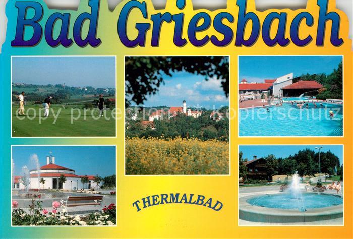 Bad Griesbach Rottal Schwimmbad Fontaene Panorama