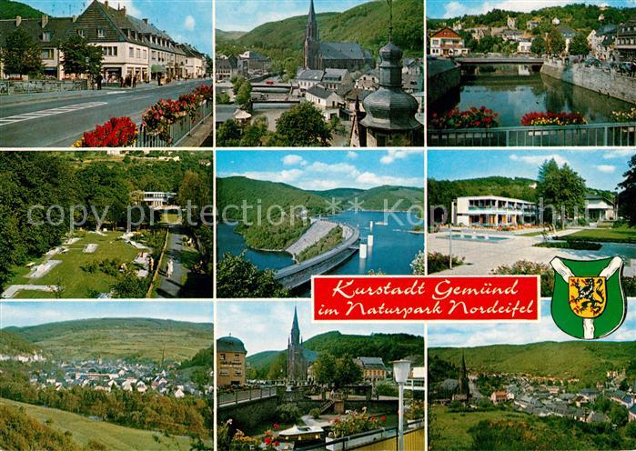 Gemuend Eifel Urfttalsperre Panorama Kirche