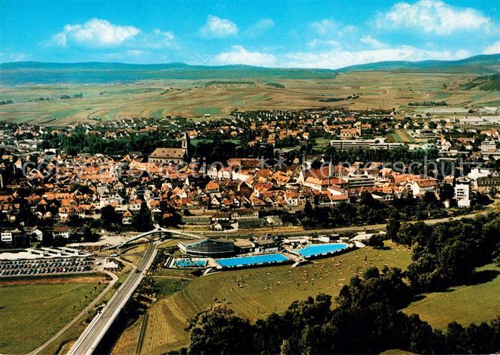 Neustadt Bad Fliegeraufnahme Schwimmbad Kirche