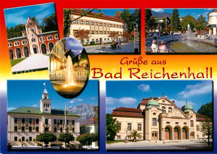 Bad Reichenhall Alte Saline Spielbank Brunnen Kurgastzentrum Rathaus Koenigliche