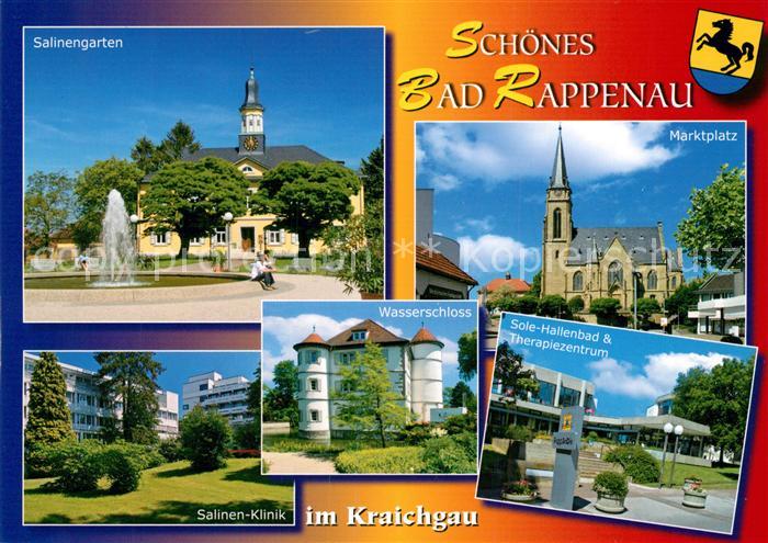 Bad Rappenau Salinengarten Salinenamtsgebaeude Marktplatz Wasserschloss