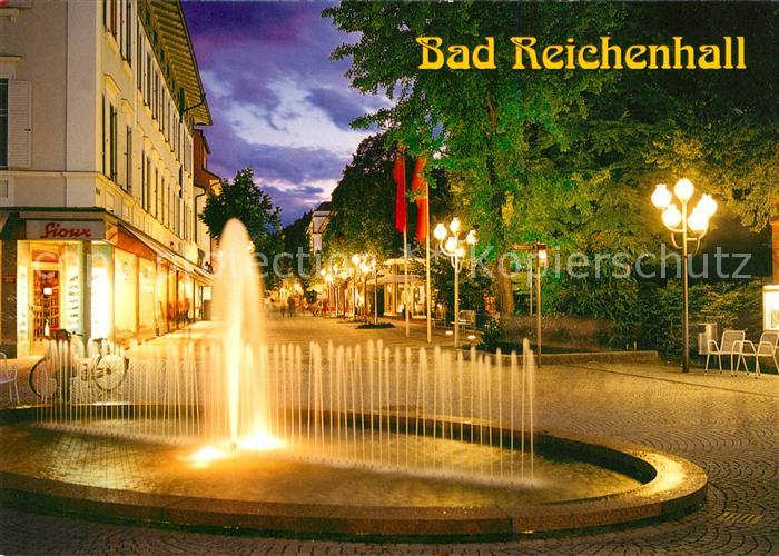 Bad Reichenhall Abendliche Ludwigstrasse