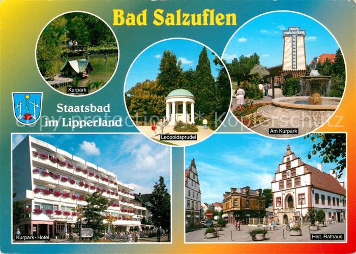 Bad Salzuflen Kurpark Leopoldsprudel Historisches Rathaus Kurpark Hotel