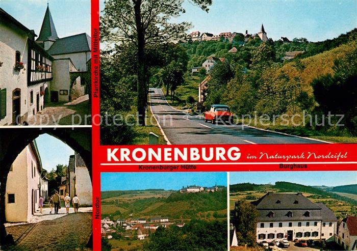 Kronenburg Eifel Stadtansichten Panorama