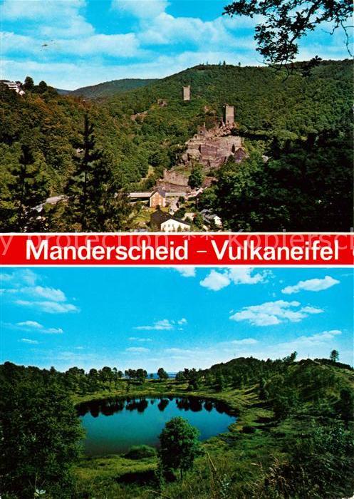 Manderscheid Eifel Ober Unterburg Maar