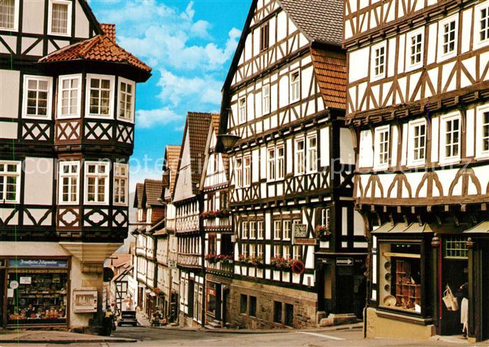 Spangenberg Hessen Am Markt Altstadt Fachwerkhaeuser