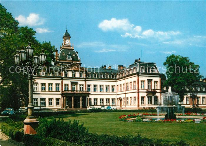 Hanau Main Schloss Philippsruhe Park Brunnen