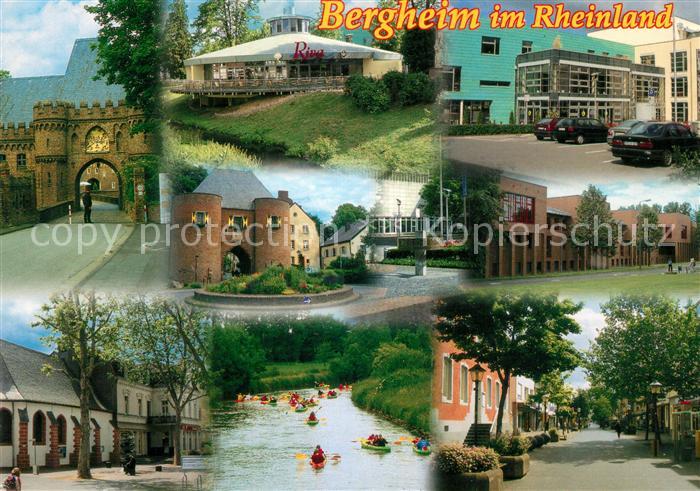 Bergheim Erft Stadtbefestigung Aachener Tor Wahrzeichen Innenstadt Gebaeude Rest