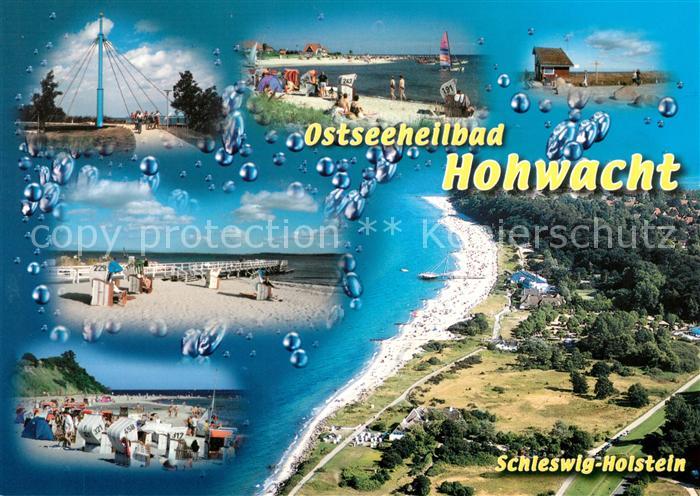 Hohwacht Ostseebad Strand Promenade Fliegeraufnahme