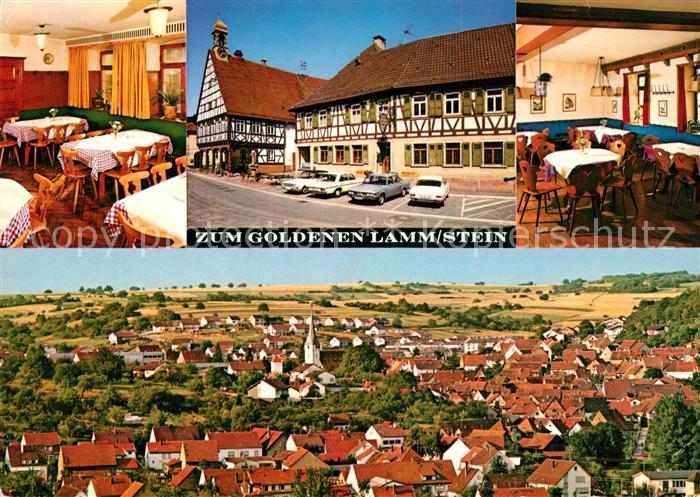 Stein Pforzheim Hotel Gaststaette Zum Goldenen Lamm Stadtpanorama