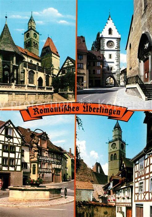 ueberlingen Bodensee St Nikolaus Muenster Franziskanertor Altstadt