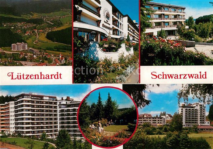 Luetzenhardt Luftkurort Schwarzwald Kurhotels Park Fliegeraufnahme