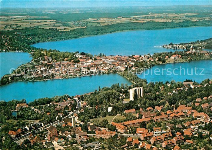 Ratzeburg Inselstadt Naturpark Lauenburgische Seen Fliegeraufnahme