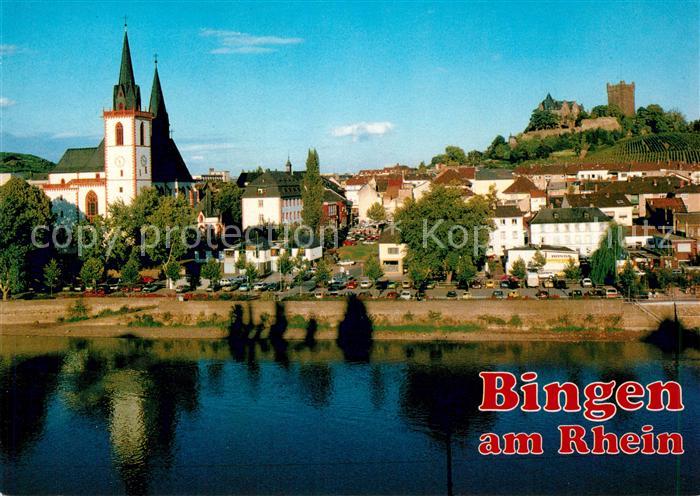 Bingen Rhein Nahe Basilika Burg Klopp