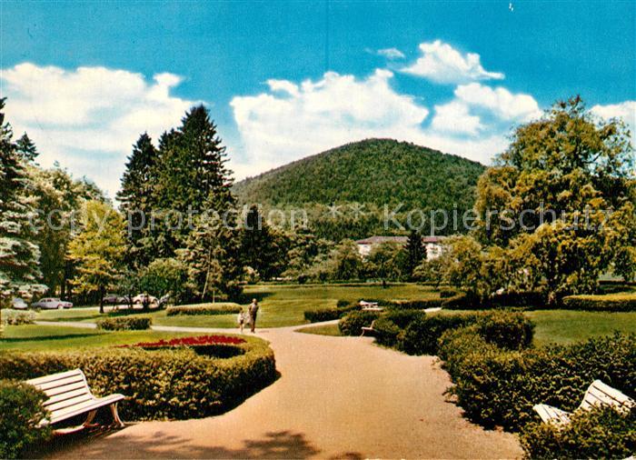 Reinhardshausen Kurpark mit Homberg