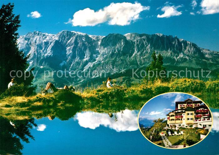 St Johann Pongau Hotel Alpenschloessl Bergsee Alpenpanorama