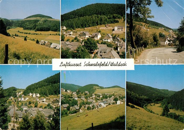Schwalefeld Landschaftspanorama Luftkurort