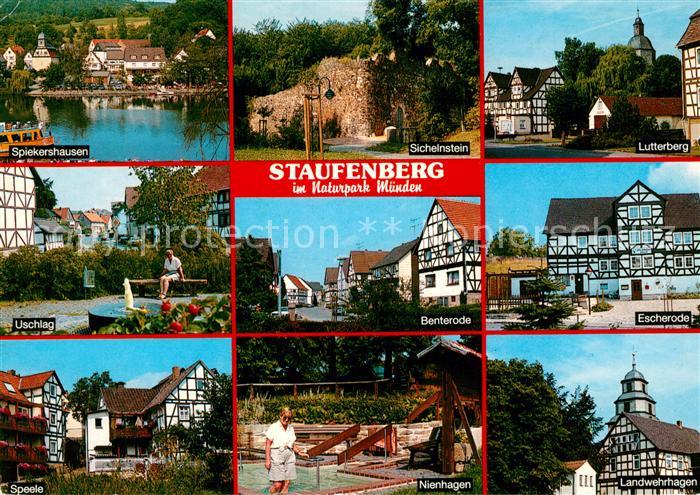 Staufenberg Niedersachsen Gemeinden im Naturpark Muenden Kaufunger Wald