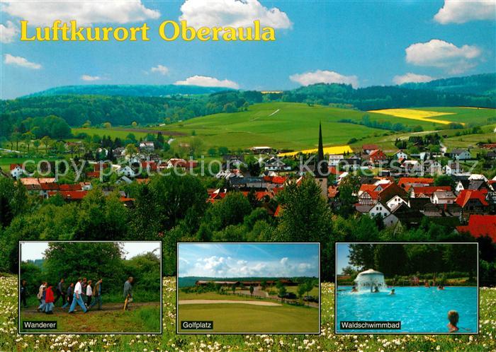 Oberaula Luftkurort im Kurhessischen Bergland Wandern Golfplatz Waldschwimmbad