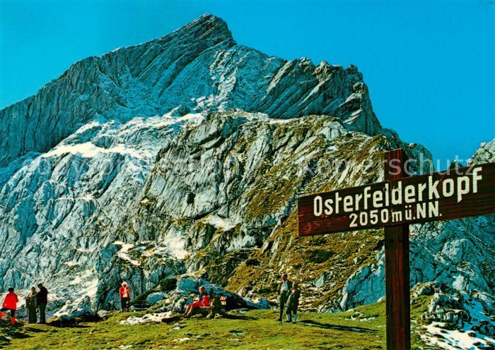GARMISCH-PARTENKIRCHEN Bayern Alpspitze vom Osterfelderkopf Bergwandern Huber Ka